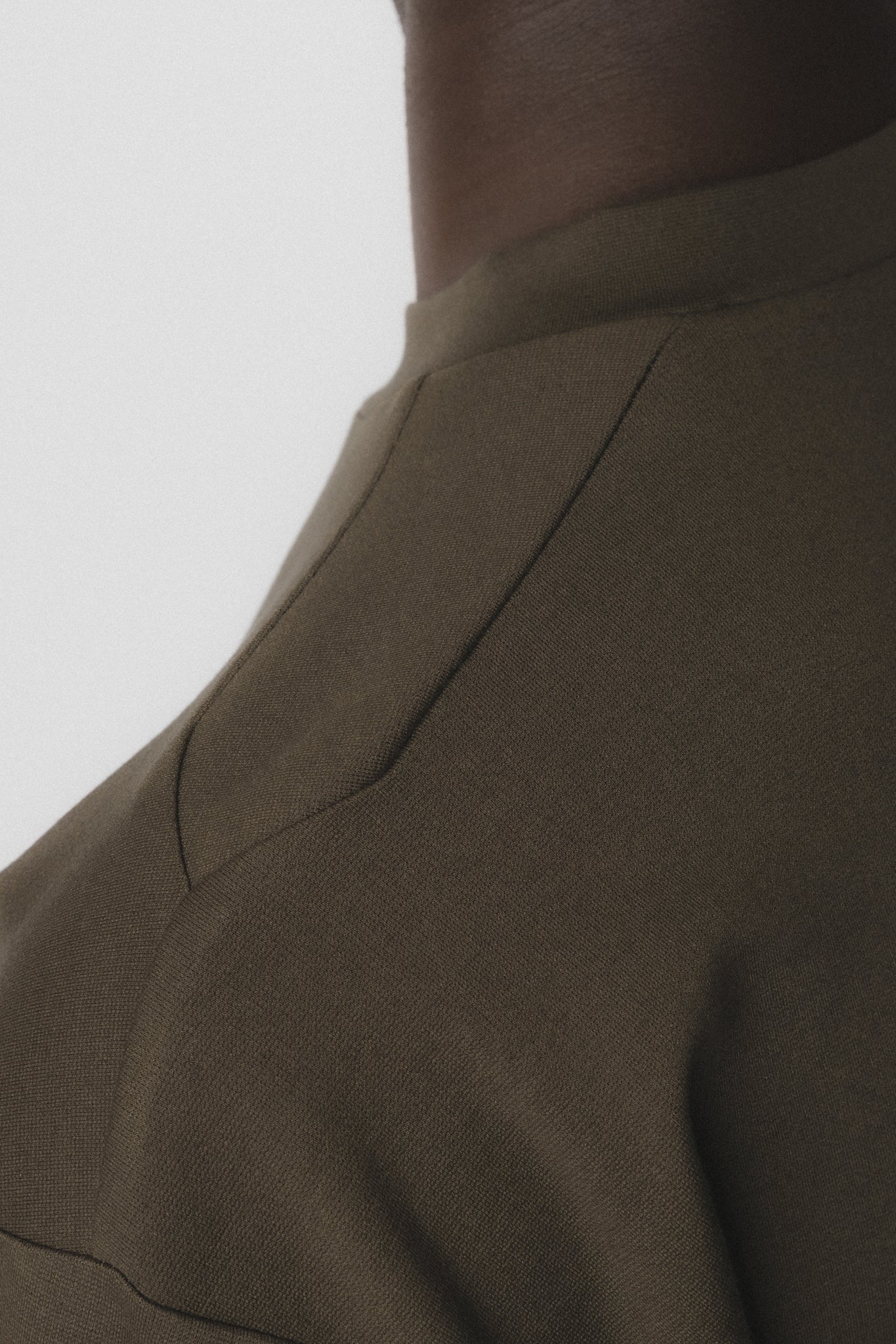 Angular Cut Tee Green