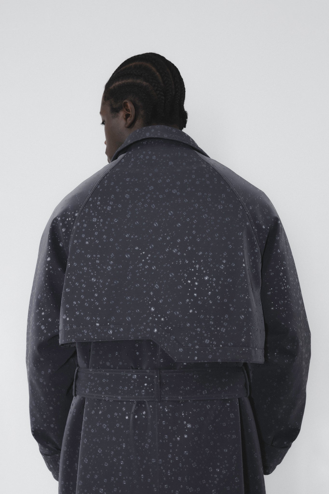 Rain Coat Grey