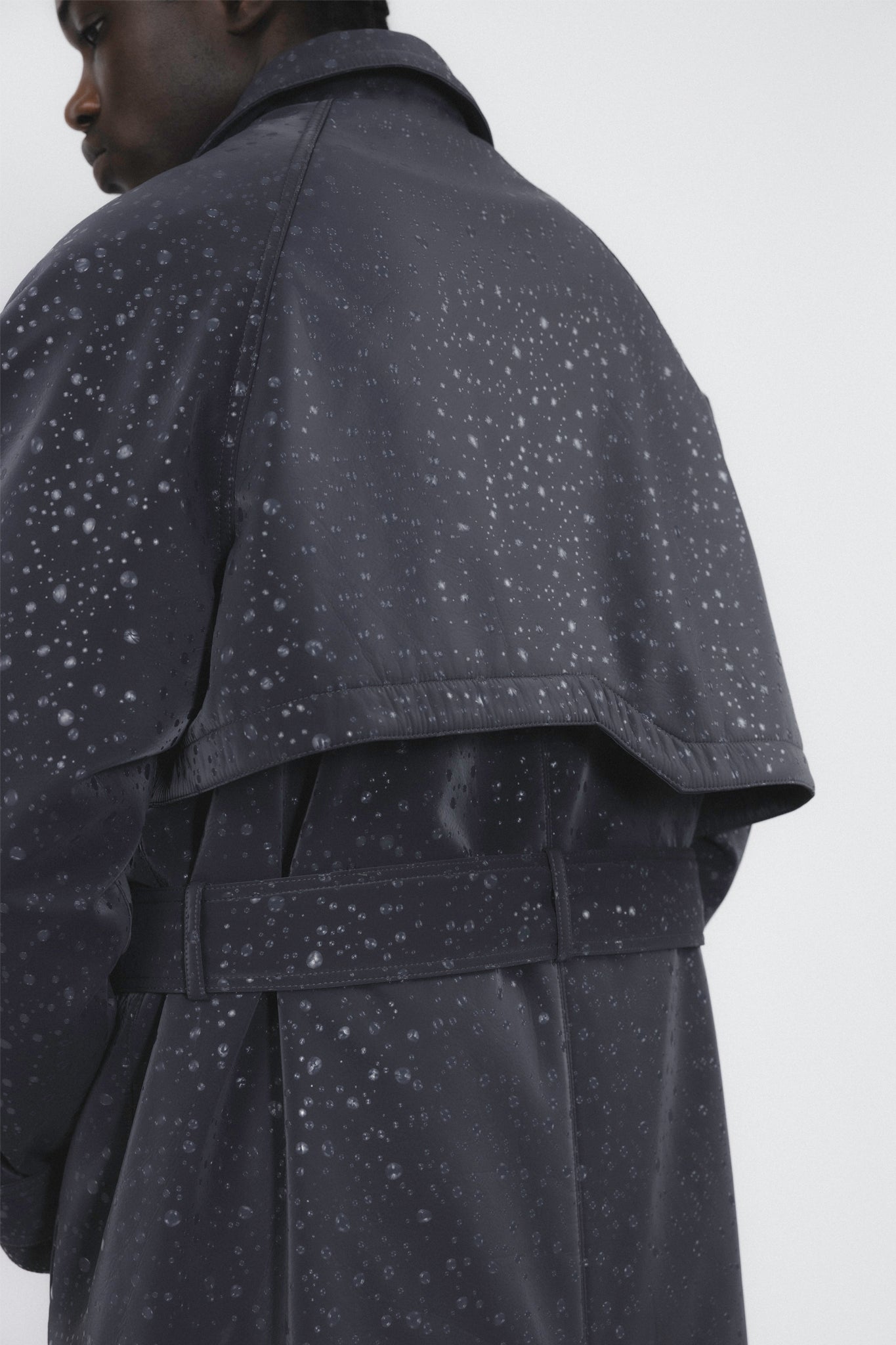 Rain Coat Grey